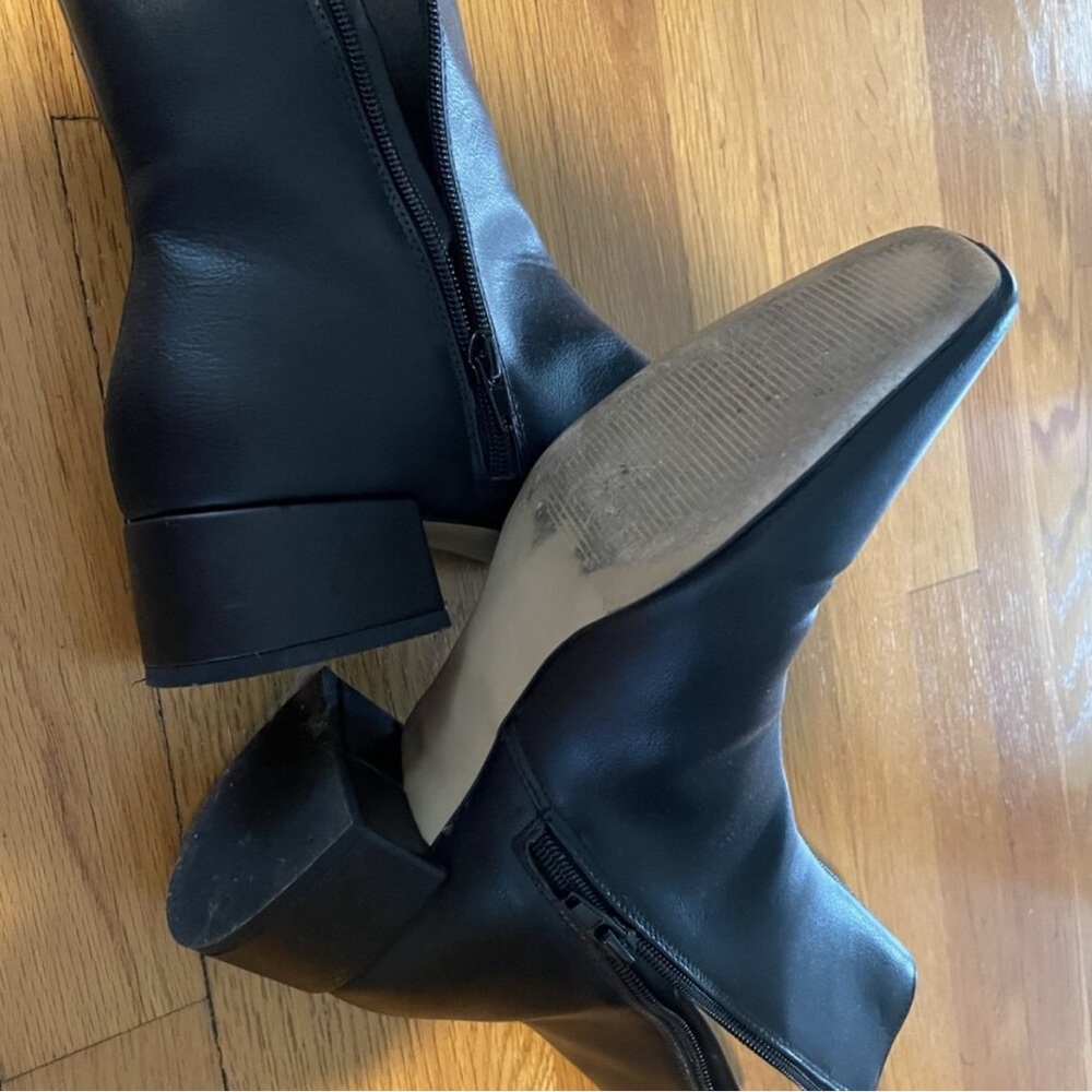 J. Crew Factory Black Ankle Booties - Picture 6 of 6
